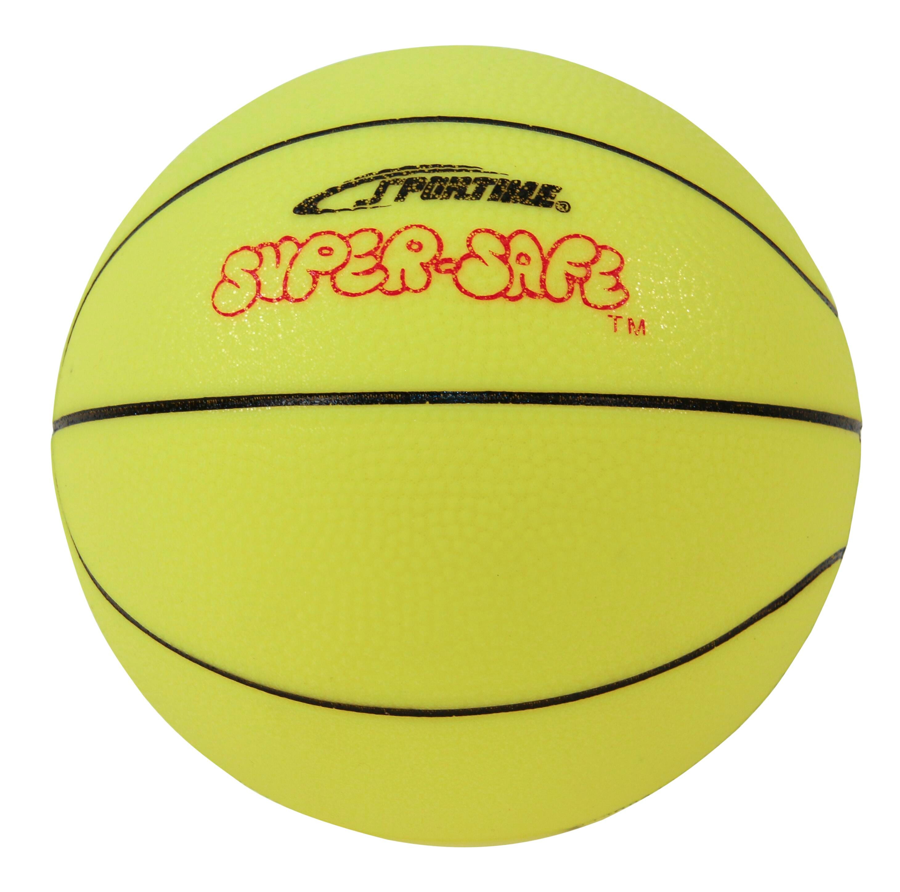 Sportime Super-Safe Junior Basketball, 7 Inches, Yellow, Item Number 009551